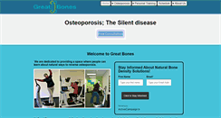 Desktop Screenshot of great-bones.com